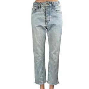 Brandy Melville J.Galt Women's Blue Light Wash Straight Leg Denim Jeans
Size S